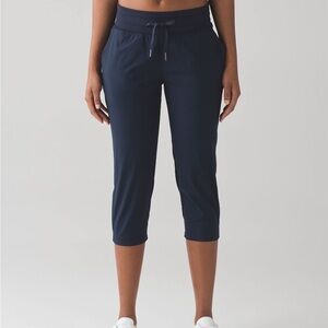 Lululemon Dance Studio Unlined Crop Navy Blue